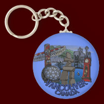 Vancouver Canada Key Chain Vancouver Souvenirs keychains