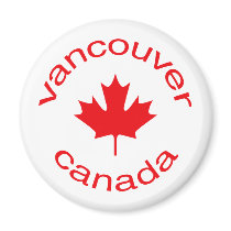 Vancouver Canada Refrigerator Magnet