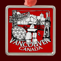 Vancouver Canada Ornament Souvenir Decoration ornaments