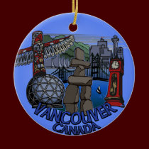 Vancouver Canada Ornament Vancouver Souvenirs ornaments