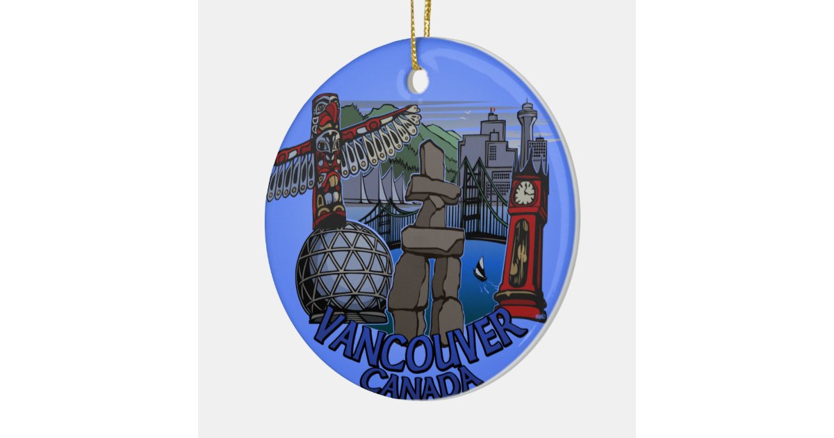 vancouver canada ornament vancouver souvenirs zazzle vancouver canada ornament vancouver souvenirs zazzle