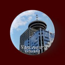 Vancouver Canada Souvenir Buttons Landmark Gifts buttons