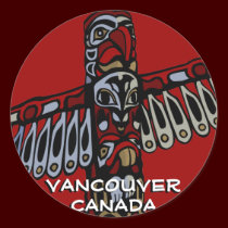 Vancouver Canada Stickers Vancouver Landmark Art stickers