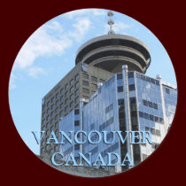 Vancouver Canada Stickers Vancouver Landmark Art stickers