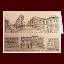 Vancouver Cards Souvenir Cards Gastown Art Cards C cards