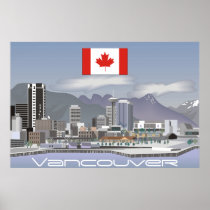Vancouver Coast Line Poster