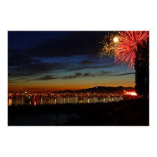 Vancouver Fireworks print