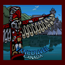 Vancouver First Nations Poster Totem Home Decor posters