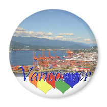 Vancouver Hearts magnets by Brookelorren Vancouver Hearts magnets
