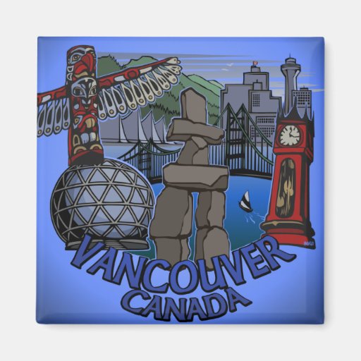 Vancouver BC Souvenir Landmark Art Gifts Zazzle