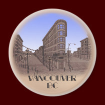 Vancouver Magnet Souvenir Magnet Buttons & Gifts magnets