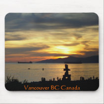 Vancouver Mousepad Souvenir Vancouver Sunset Gifts mousepads