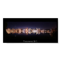 Vancouver Night Panorama posters by dpaessler Vancouver Night Panorama posters