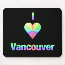 Vancouver -- Pastels Mouse Pad