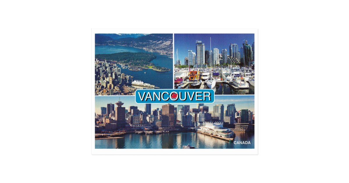 Vancouver Postcard Zazzle