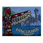 vancouver postcards totem pole landmarks cards ra4578776540845d99e3e9f0c142fe30b vgbaq 8byvr 150 Canada
