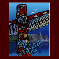 Vancouver Postcards Totem Pole & Landmarks Cards postcards
