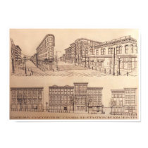Vancouver Poster Gastown Illustration Art Print