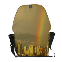 Vancouver Rainbow Rickshaw Messenger Bag