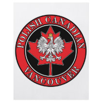 Vancouver Round Polish Canadian Leaf Custom Flyer
