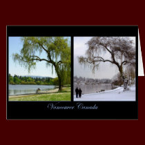 Vancouver Seasons Cards Print Canada Souvenir cards