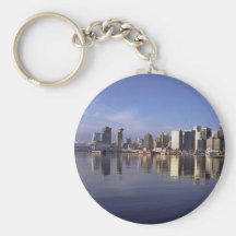 Vancouver skyline, British Columbia, Canada Key Chains