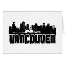 Vancouver Skyline Greeting Card