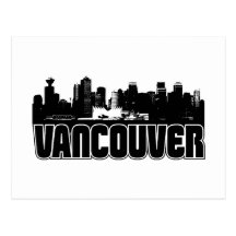 Vancouver Skyline Post Cards