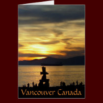 Vancouver Souvenir Cards Inukshuk Landscape Cards cards