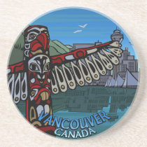 Vancouver Souvenir Coaster Totem Pole Landmarks coasters
