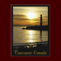 Vancouver Souvenir Postcards Totem Pole Landmarks