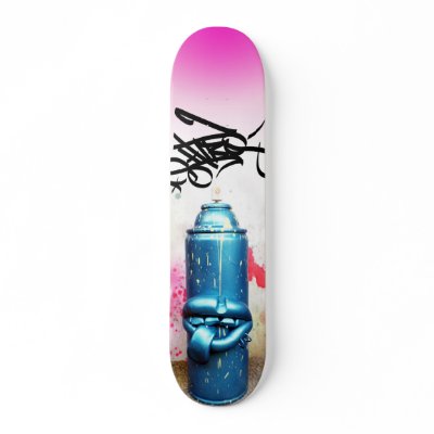 Vandal Spray can Skateboard Deck by shiro07