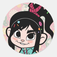 Vanellope Von Schweetz 2 Round Sticker