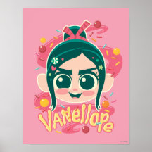 Vanellope Von Schweetz Face Poster