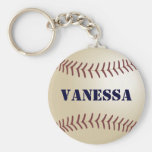 Vanessa Baseball Keychain