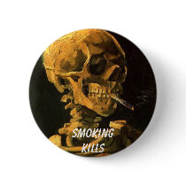 vangogh_skull_cigarette, Smokingkills buttons by Mark_Killingsworth vangogh_skull_cigarette, Smokingkills buttons