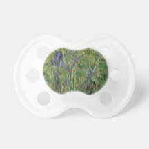 Vangogh The Iris Vintage Post impressionist Baby Pacifier