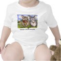 Vanilla Chinchilla Cartoon Funny Baby  t-shirts