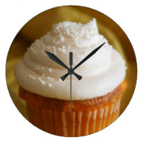 Vanilla Cupcake Kitchen Clock