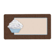 Vanilla Cupcake Label