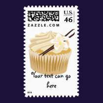 Vanilla Cupcake stamps