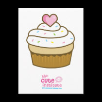 vanilla cupcake postcards