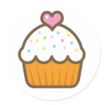 vanilla cupcake sticker