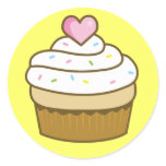 vanilla cupcake stickers