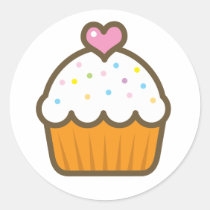 vanilla cupcake stickers