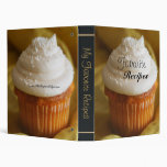 Vanilla Cupcake Sweet Desert Recipe Binder
