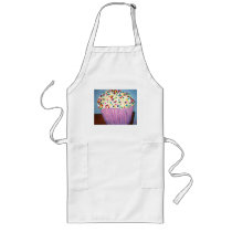 Vanilla Cupcake With Sprinkles aprons