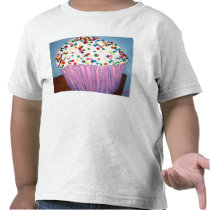 "Vanilla Cupcake With Sprinkles t-shirts