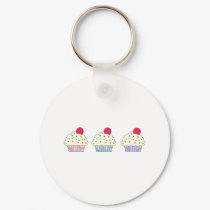 Vanilla Cupcakes keychains