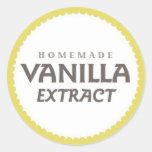 Vanilla Extract Label Stickers
